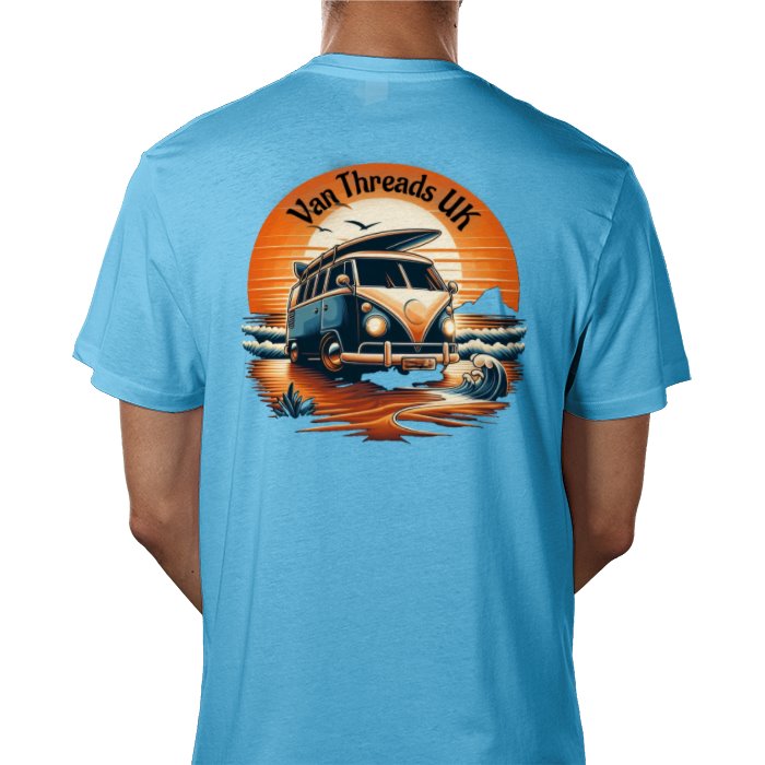 Van Threads Sunset Camper T Shirt